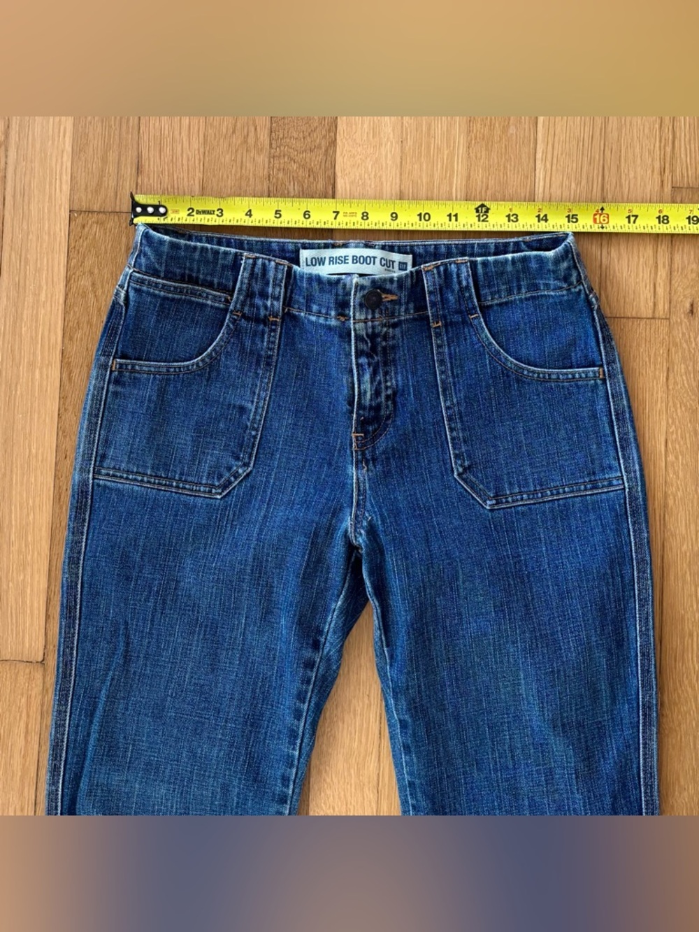 Vintage Gap Jeans Low Rise Bootcut 2003 Size 10R - Picture 6 of 10